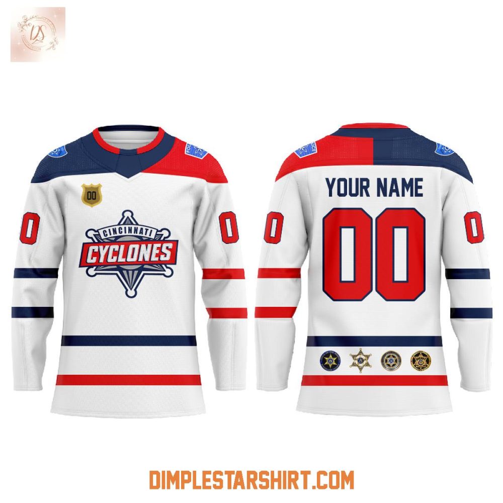 Cincinnati Cyclones Law Enforcement Night Hockey Jersey