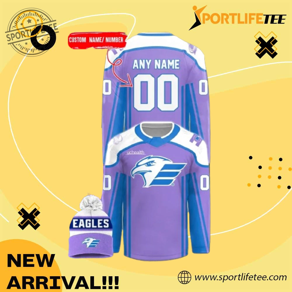 Colorado Eagles 2026 Eagles Fight Cancer Hockey Jersey