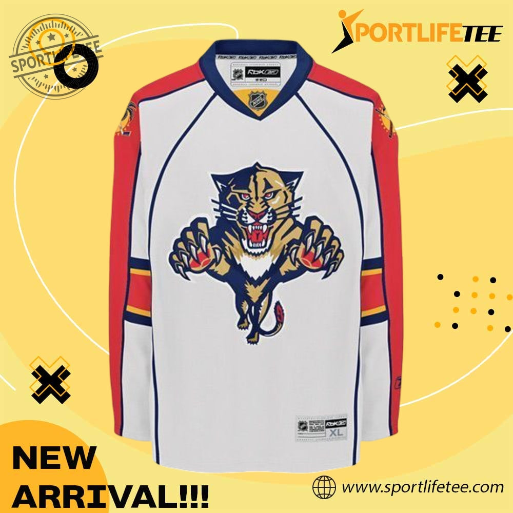 Florida Panthers Ccm White Nhl Hockey Jersey Vintage 90S