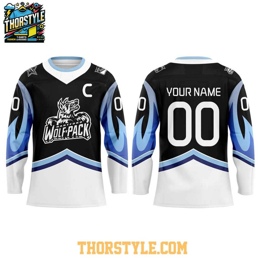 Hartford Wolf Pack Glow Night 2026 Personalized Hockey Jersey