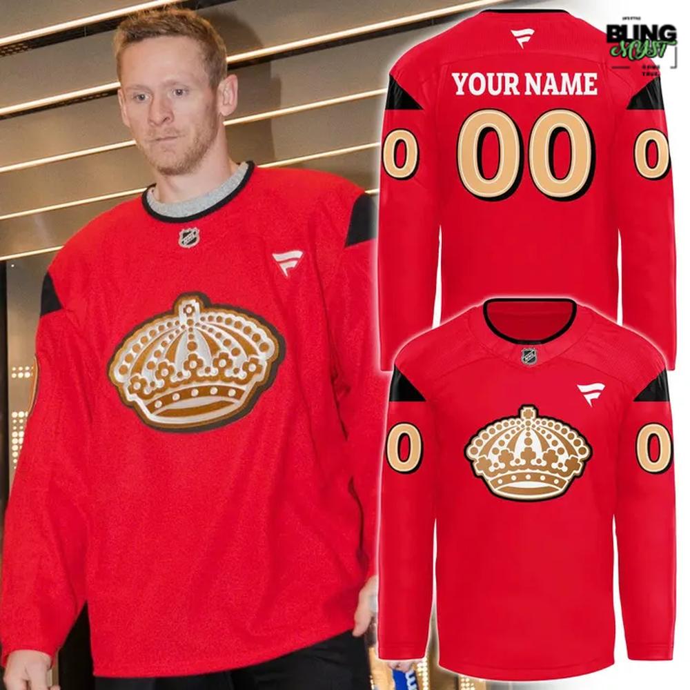 Los Angeles Kings Merry Kingsmas 2025 Hockey Jersey