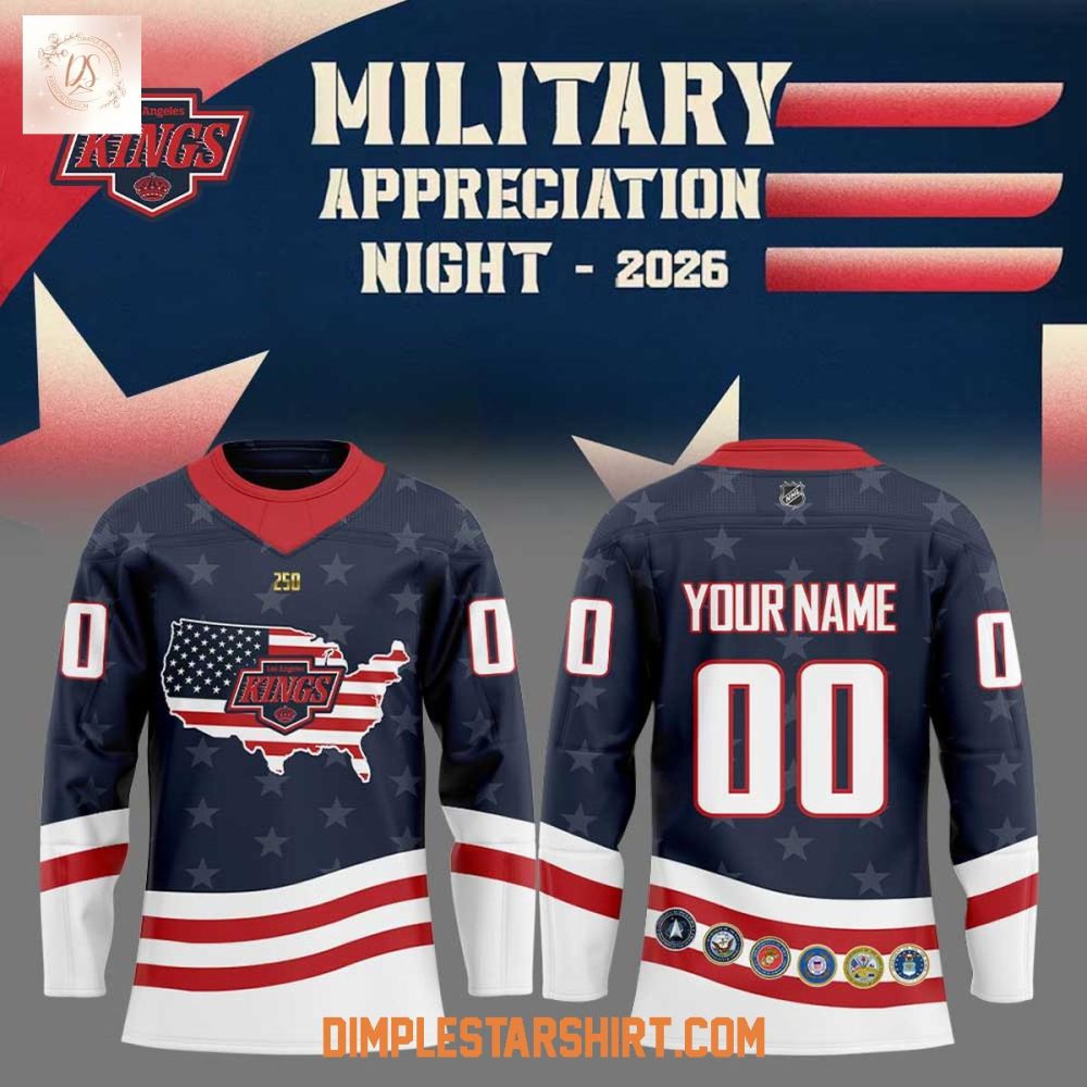 Los Angeles Kings Military Appreciation Night 2026 Hockey Jersey