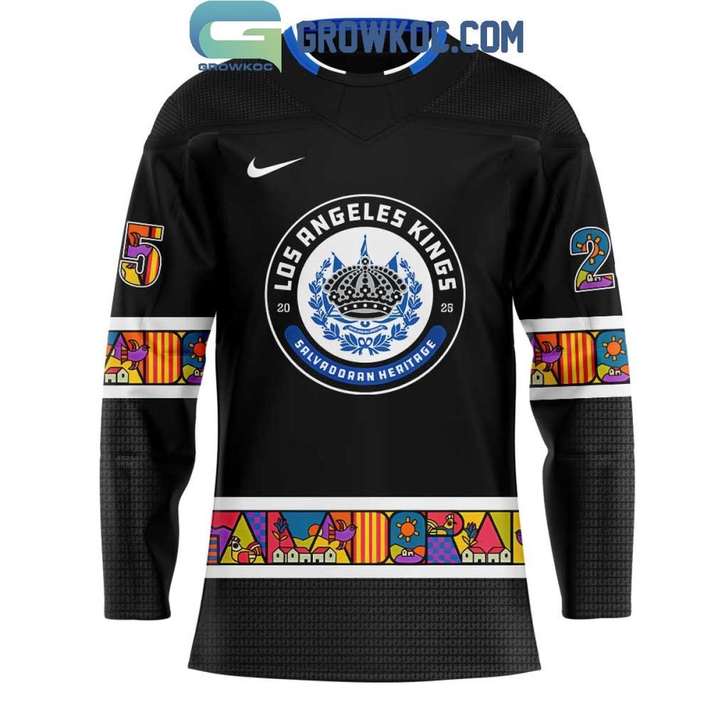 Los Angeles Kings Salvadoran Heritage 2025 Hockey Jersey