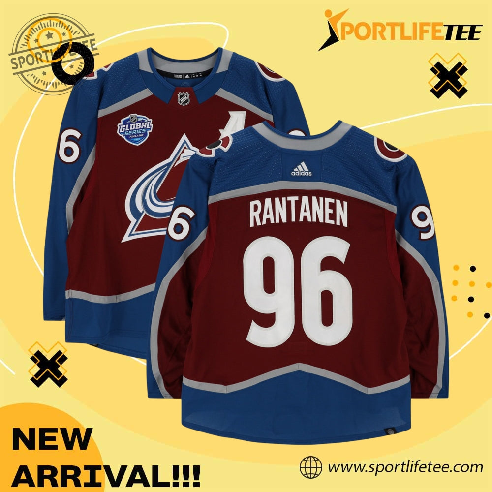 Mikko Rantanen Colorado Avalanche Global Series Game Maroon Jersey