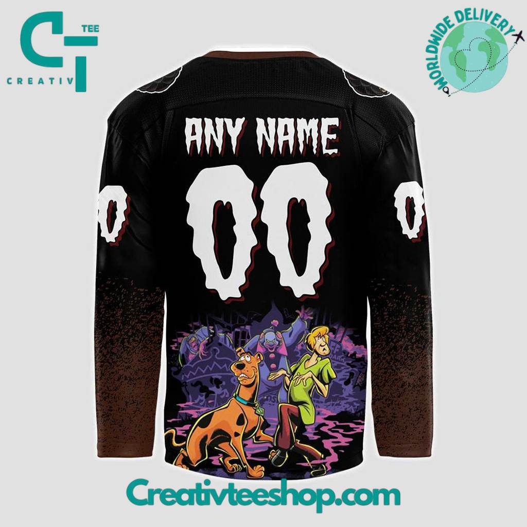 Monroe Moccasins X Scooby-Doo Night 2025 Custom Hockey Jersey