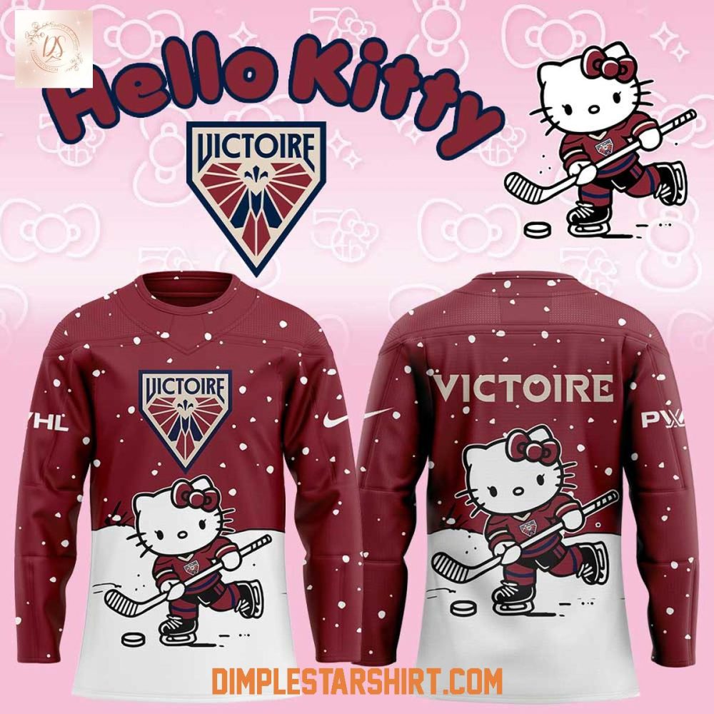 Montreal Victoire X Hello Kitty Christmas 2025 Hockey Jersey