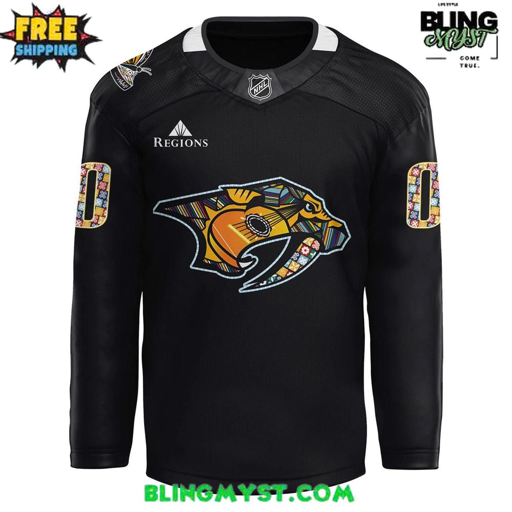 Nashville Predators 2025 Hispanic Music Heritage Hockey Jersey