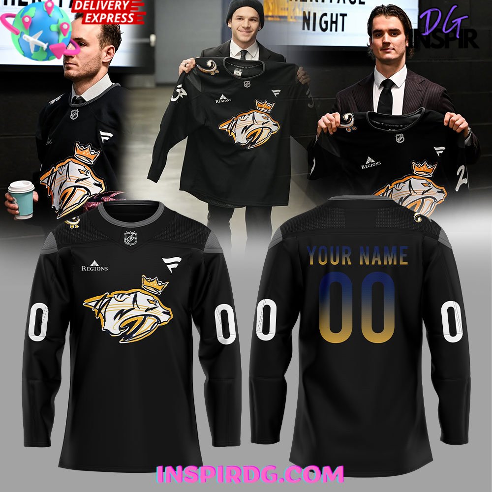 Nashville Predators Black Music Heritage Night 2025 Nhl Hockey Jersey
