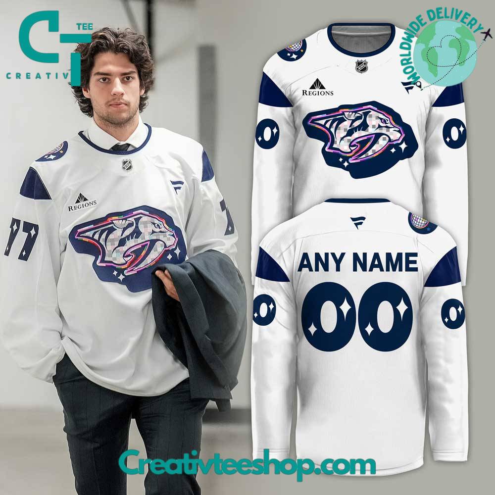 Nashville Predators Celebrating The Pride Music Heritage Night Hockey Jersey