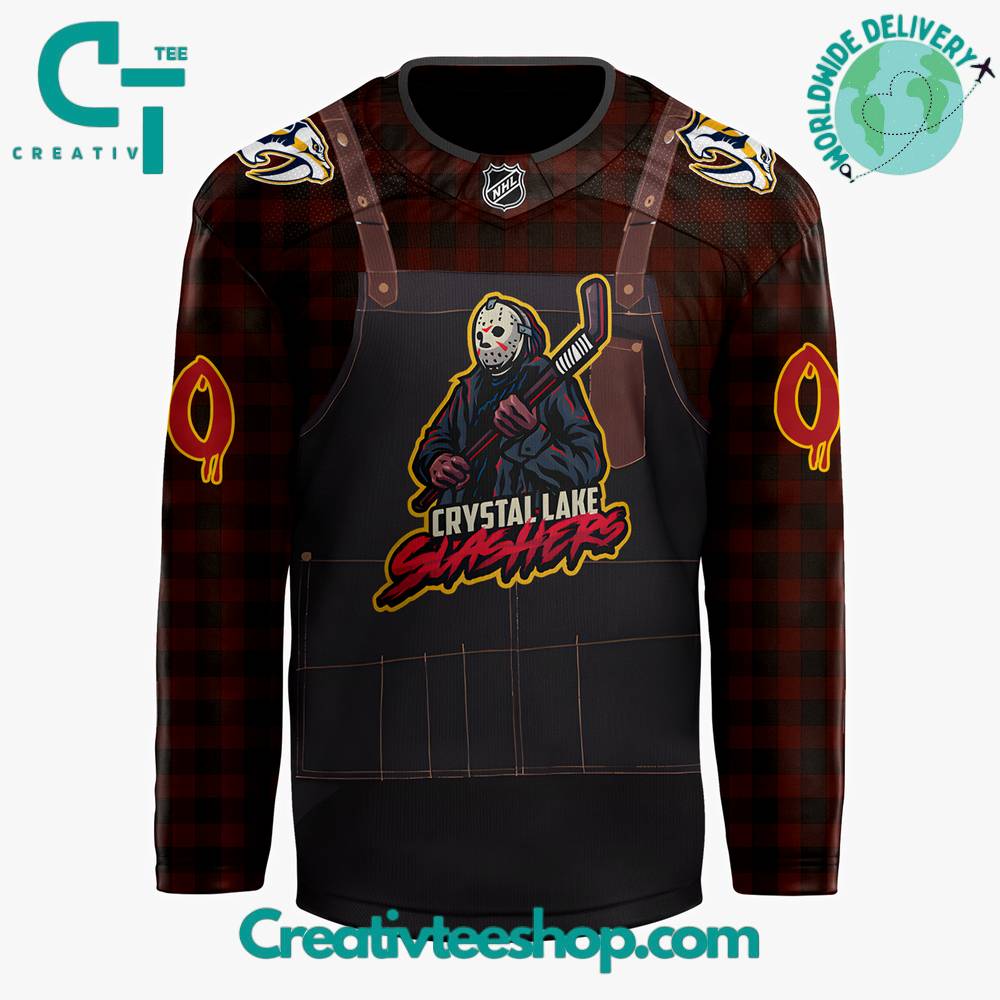 Nashville Predators Happy Halloween Hockey Jersey