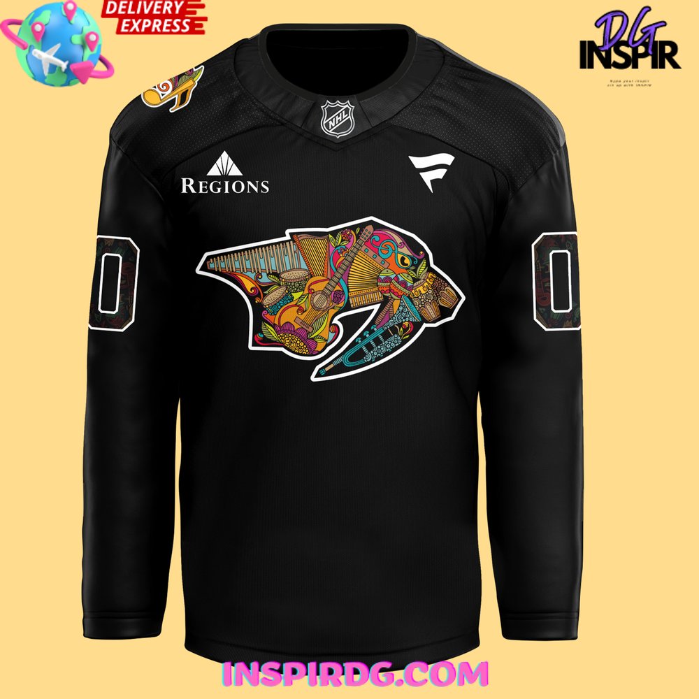 Nashville Predators X Hispanic Music Heritage Night 2024 Hockey Jersey