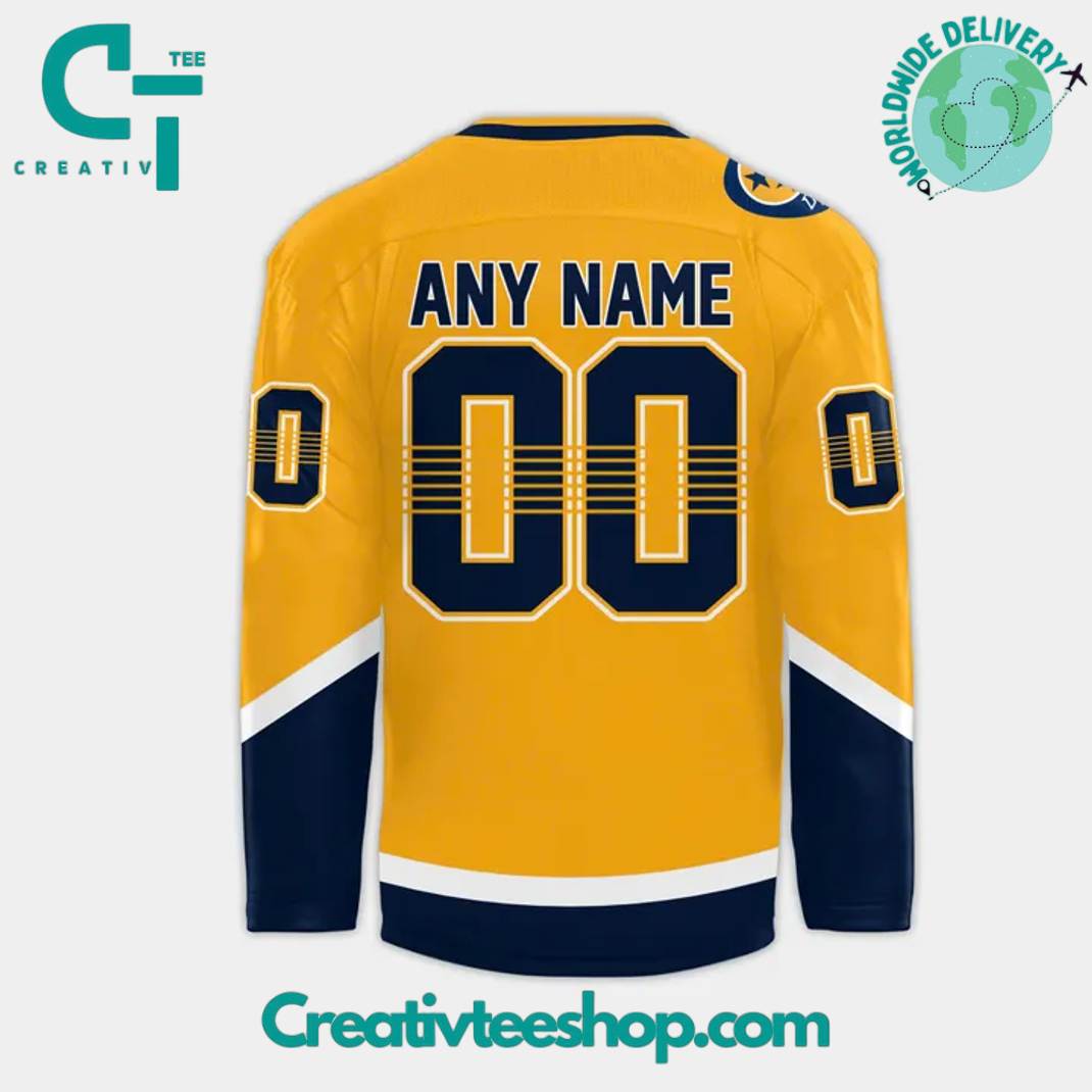 Nashville Predators X Jelly Roll Night Special Hockey Jersey