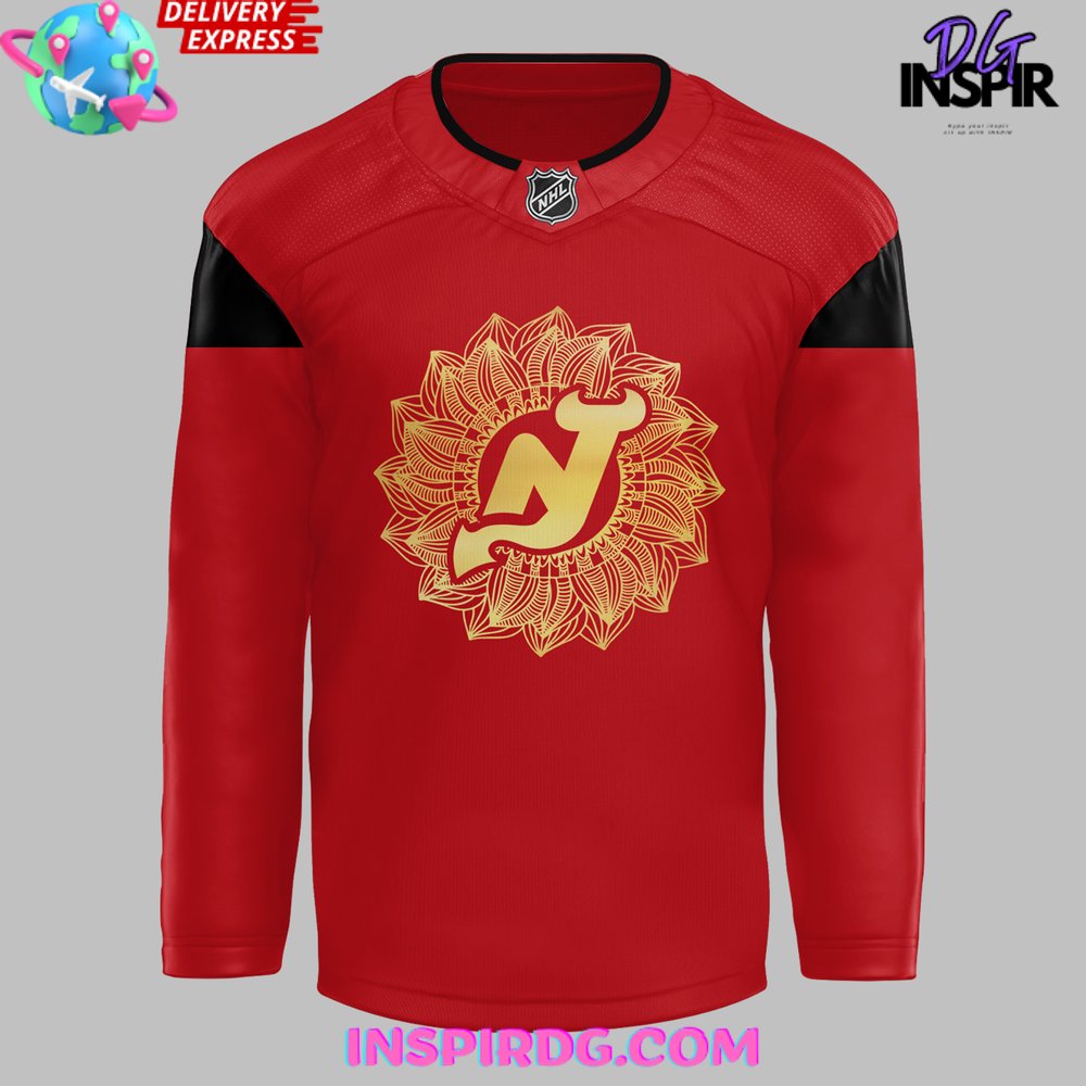 New Jersey Devils Asian And Pacific Islander Heritage Night 2025 Red Hockey Jersey