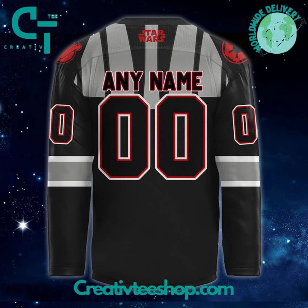 New Jersey Devils X 2025 Star Wars Day Special Black Hockey Jersey