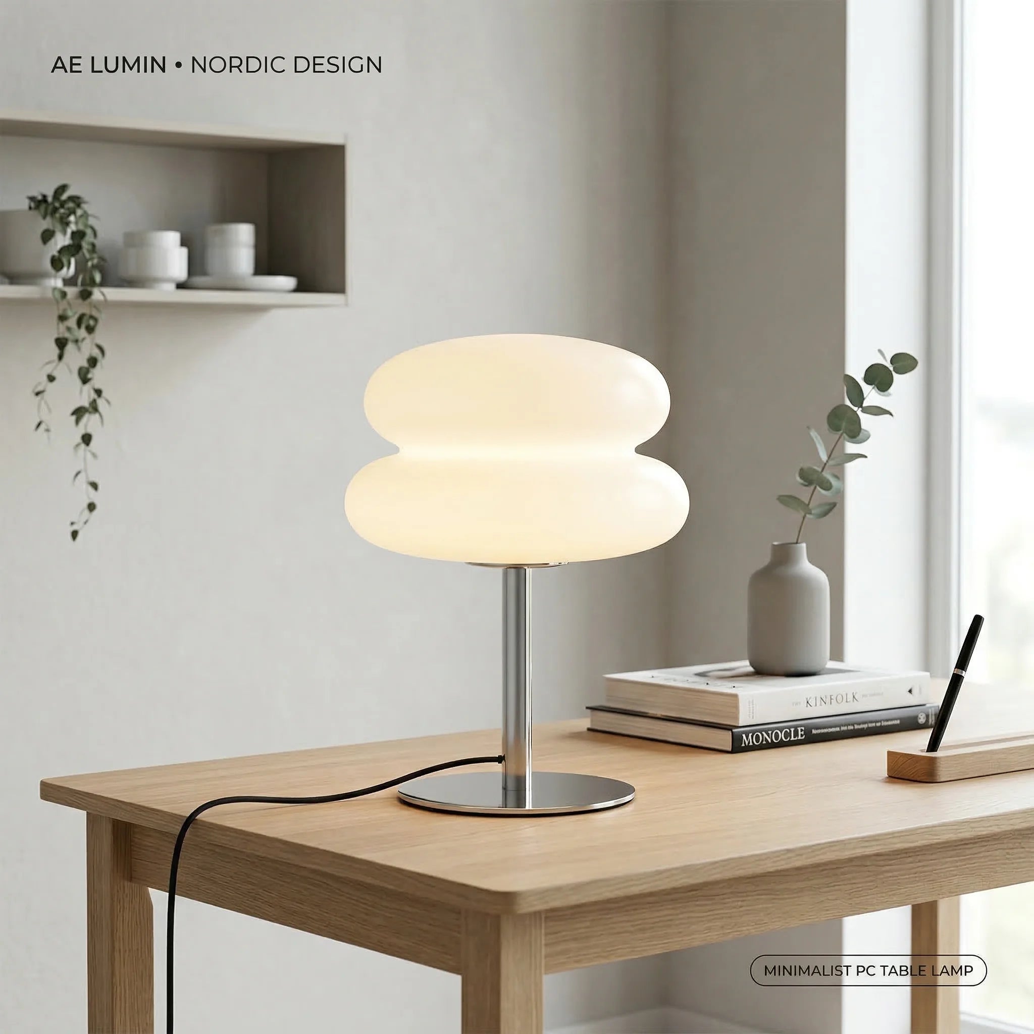 Macaron LED Table Lamp Trichromatic Dimming Eye Protection Soft Night Light for Bedroom Bedside Living Room Atmosphere Decor