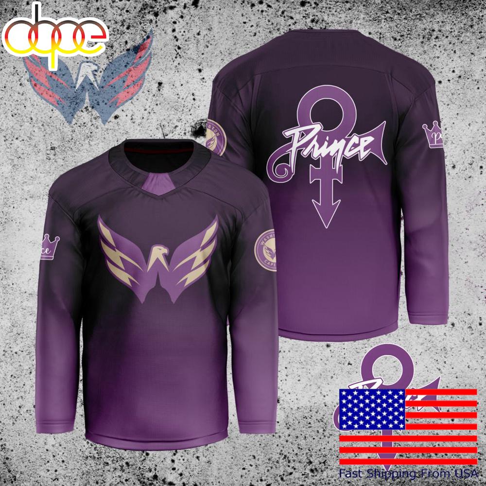 NHL Washington Capitals Prince Custom Hockey Jersey